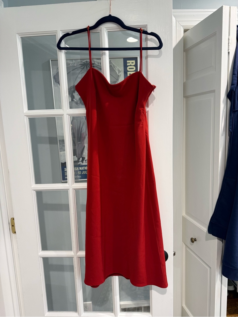 Veronica Beard Red Mavis dress red crimson 10 - Picture 2 of 5
